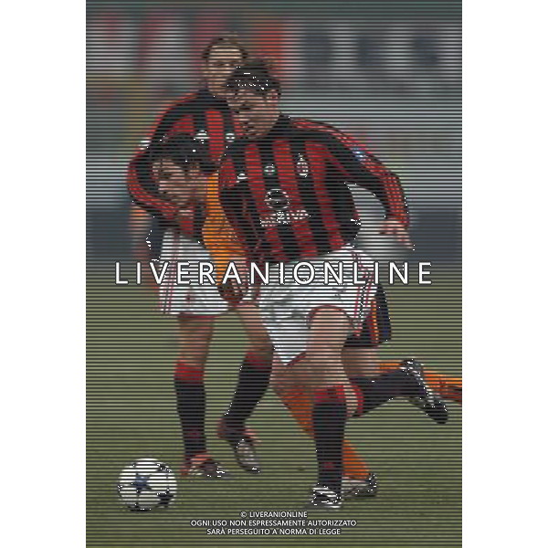 Milano 14/01/2004 coppa italia TIM CUP 2003/04 milan-roma 2:1 nella foto redondo e d agostino ph marco luzzani/ag aldo liverani s.a.s.