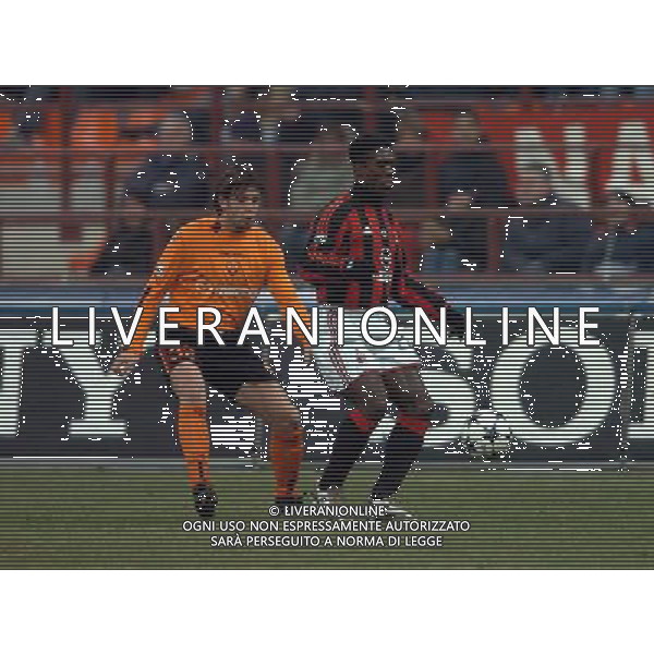 Milano 14/01/2004 coppa italia TIM CUP 2003/04 milan-roma 2:1 nella foto seedorf e candela ph marco luzzani/ag aldo liverani s.a.s.