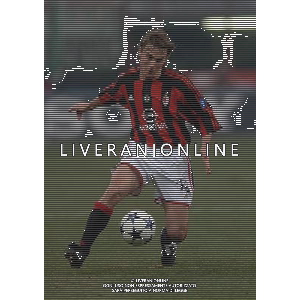 Milano 14/01/2004 coppa italia TIM CUP 2003/04 milan-roma 2:1 nella foto simic dario ph marco luzzani/ag aldo liverani s.a.s.