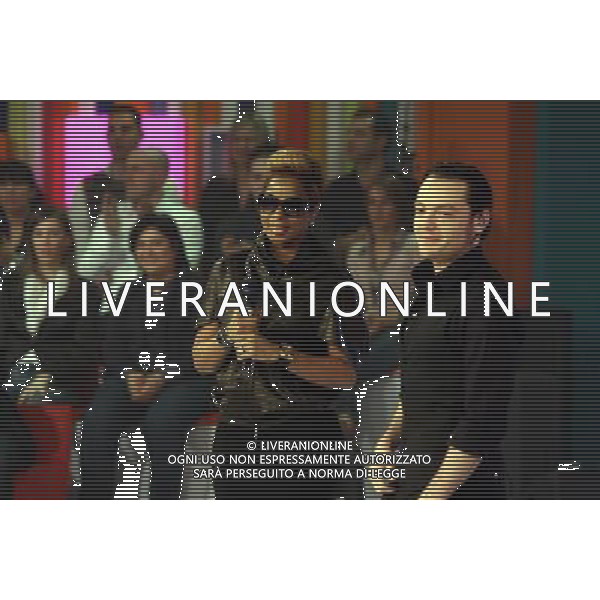 TRASMISSIONE TV: \' QUELLI CHE IL CALCIO\' nella foto: Mary J. BLIGE - Tiziano FERRO © Antonio Sorano - Ag. Aldo Liverani sas