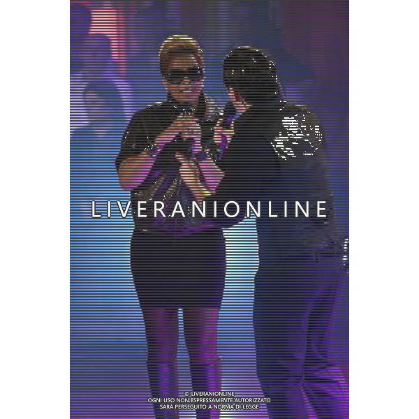 TRASMISSIONE TV: \' QUELLI CHE IL CALCIO\' nella foto: Mary J. BLIGE - Tiziano FERRO © Antonio Sorano - Ag. Aldo Liverani sas