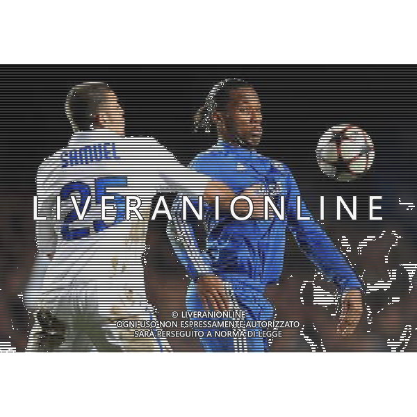 Champions League 2009/2010 Ottavi di Finale Ritorno Londra - 16.03.2010 Chelsea-Inter Nella Foto:DROGBA-SAMUEL /Ph.Vitez-Ag. Aldo Liverani