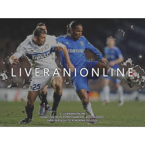 Champions League 2009/2010 Ottavi di Finale Ritorno Londra - 16.03.2010 Chelsea-Inter Nella Foto:DROGBA-SAMUEL /Ph.Vitez-Ag. Aldo Liverani