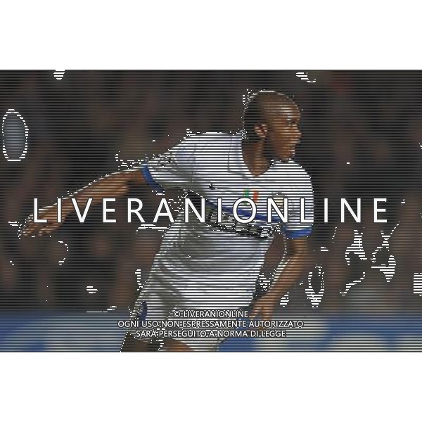 Champions League 2009/2010 Ottavi di Finale Ritorno Londra - 16.03.2010 Chelsea-Inter Nella Foto: ESULTANZA DOPO IL GOL DI SAMUEL ETO\'O DEL 0-1 /Ph.Vitez-Ag. Aldo Liverani