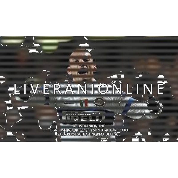 Champions League 2009/2010 Ottavi di Finale Ritorno Londra - 16.03.2010 Chelsea-Inter Nella Foto: ESULTANZA DI SNEIJDER DOPO IL GOL DI SAMUEL ETO\'O DEL 0-1 /Ph.Vitez-Ag. Aldo Liverani