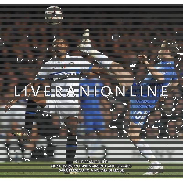 Champions League 2009/2010 Ottavi di Finale Ritorno Londra - 16.03.2010 Chelsea-Inter Nella Foto:ETO\'O SAMUEL-COLE JOE /Ph.Vitez-Ag. Aldo Liverani