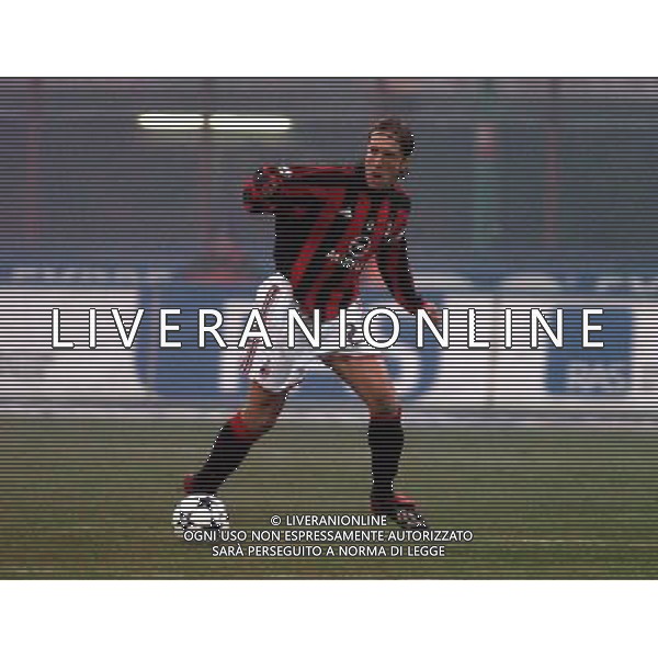 MILANO 14/01/04 COPPA ITALIA TIM 2003/04 MILAN-LAZIO nella foto ambrosini massimo* ph gigi arcaini/ag.aldo liverani