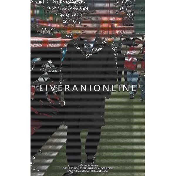 MILANO 14/01/04 COPPA ITALIA TIM 2003/04 MILAN-LAZIO nella foto ancelotti carlo* ph gigi arcaini/ag.aldo liverani