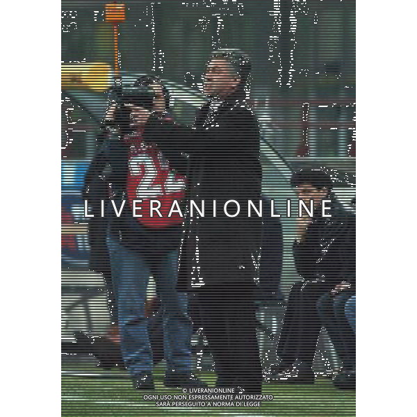 MILANO 14/01/04 COPPA ITALIA TIM 2003/04 MILAN-LAZIO nella foto ancelotti carlo* ph gigi arcaini/ag.aldo liverani