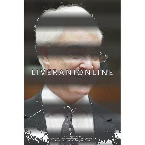 British Chancellor of the Exchequer Alistair Darling at the start an European finance ministers meeting at the European council headquarters in Brussels, Belgium on 2010-03-16 © by Wiktor Dabkowski /Agenzia Aldo Liverani Sas - ITALY ONLY - BRUXELLES: CONSIGLIO DEI MINISTRI EUROPEI