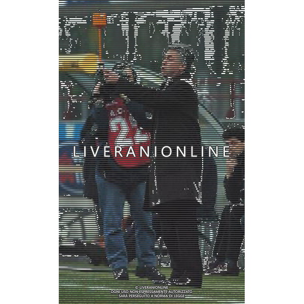 MILANO 14/01/04 COPPA ITALIA TIM 2003/04 MILAN-LAZIO nella foto ancelotti carlo* ph gigi arcaini/ag.aldo liverani