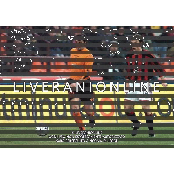 MILANO 14/01/04 COPPA ITALIA TIM 2003/04 MILAN-LAZIO nella foto candela vincent* ph gigi arcaini/ag.aldo liverani