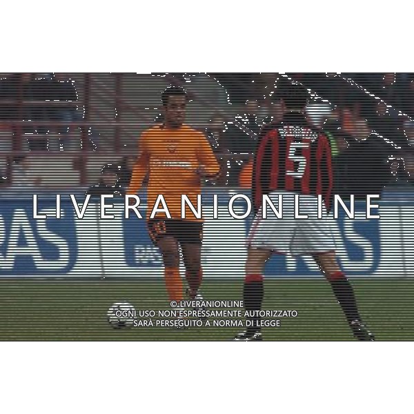 MILANO 14/01/04 COPPA ITALIA TIM 2003/04 MILAN-LAZIO nella foto mancini alessandro* ph gigi arcaini/ag.aldo liverani