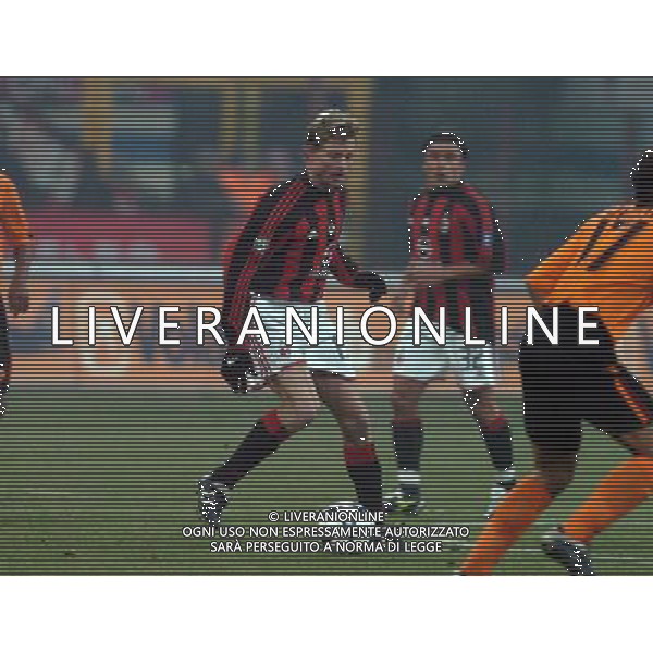MILANO 14/01/04 COPPA ITALIA TIM 2003/04 MILAN-LAZIO nella foto tomasson jon dahl* ph gigi arcaini/ag.aldo liverani