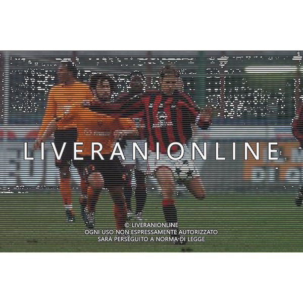 MILANO 14/01/04 COPPA ITALIA TIM 2003/04 MILAN-LAZIO nella foto tommasi damiano con ambrosini massimo* ph gigi arcaini/ag.aldo liverani