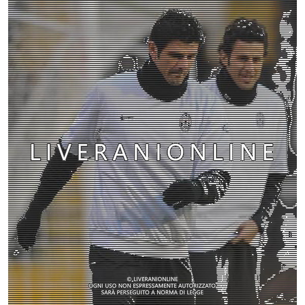 UEFA Europa League 2009/2010 Ottavi di Finale Ritorno Fulham-Juventus Londra - 17.03.2010 Conferenza Stampa e Allenamento Juventus Nella Foto:IAQUINTA VINCENZO E FABIO GROSSO /Ph.Vitez-Ag. Aldo Liverani