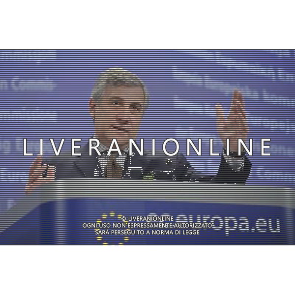 EU industry and entrepreneurship commissioner Antonio Tajani gives a news conference on the innovation performance Scoreboard in the EU Member States in 2009 at the European commission headquartes in Brussels, Belgium on 2010-03-17 © by Wiktor Dabkowski /Agenzia Aldo Liverani Sas - ITALY ONLY - MEETING DEI MEMBRI DELLA COMMISSIONE EUROPEA A BRUXELLES