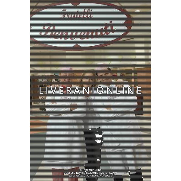 FILM\'FRATELLI BANDIERA\'2010 NELLA FOTO Massimo Boldi, Barbara De Rossi, Enzo Salvi AG ALDO LIVERANI