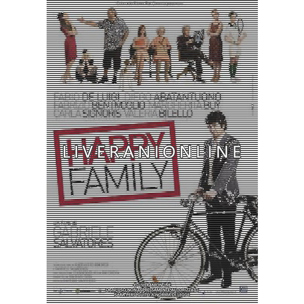 FILM\'Happy family\' 2010 NELLA FOTO Locandina AG ALDO LIVERANI