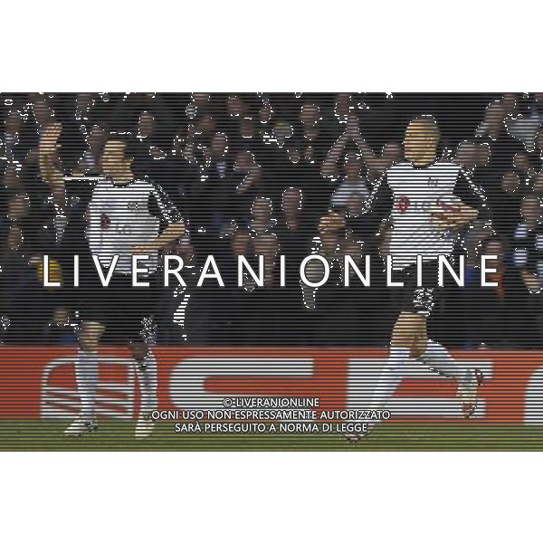 UEFA Europa League 2009/2010 Ottavi di Finale Ritorno Londra - 18.03.2010 Fulham-Juventus Nella Foto: ESULTANZA DOPO IL GOL DEL PAREGGIO ZAMORA DEL 1-1 /Ph.Vitez-Ag. Aldo Liverani