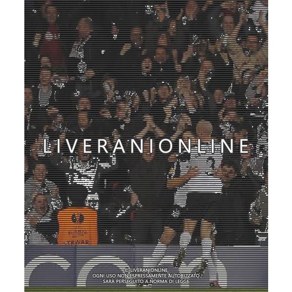 UEFA Europa League 2009/2010 Ottavi di Finale Ritorno Londra - 18.03.2010 Fulham-Juventus Nella Foto:DEMPSEY ESULTANZA DOPO IL GOL /Ph.Vitez-Ag. Aldo Liverani