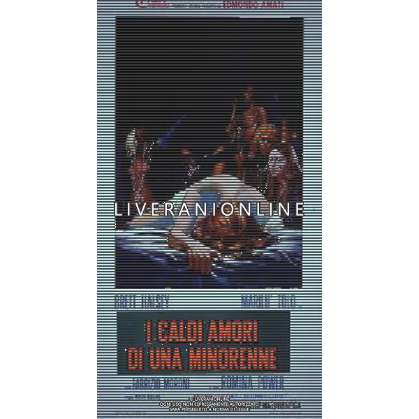 FILM\'CALDI AMORI DI UNA MINORENNE\' 1969 NELLA FOTO LOCANDINA AG ALDO LIVERANI