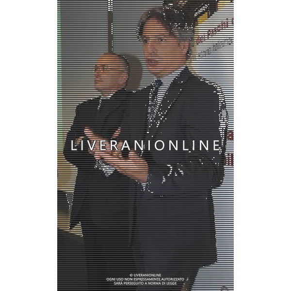 MILANO 26/3/2010 PALAZZO MEZZANOTTE P.zza AFFARI, 6 GRUPPO MONTE PASCHI SIENA RISULTATI 2009 NELLA FOTO GIUSEPPE MUSSARI ED ANTONIO VIGNI FOTO ROMANO/AG ALDO LIVERANI