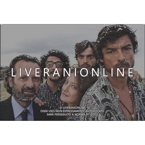 FILM\'BASILICATA COAST TO COAST\' 2010 NELLA FOTO Rocco Papaleo, Max Gazze\', Paolo Briguglia, Giovanna Mezzogiorno, Alessandro Gassman AG ALDO LIVERANI