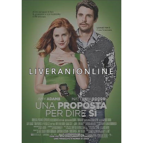 FILM\'Una proposta per dire si\' 2010 NELLA FOTO Locandina AG ALDO LIVERANI