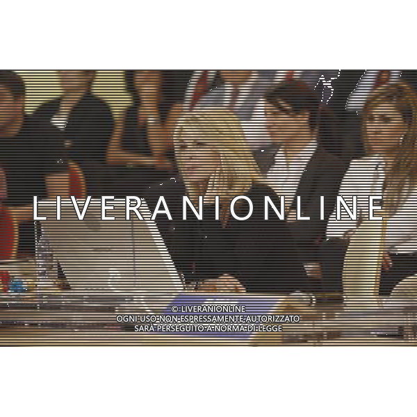 TRASMISSIONE TELEVISIVA\'FORUM\' NELLA FOTO RITA DALLA CHIESA AG ALDO LIVERANI