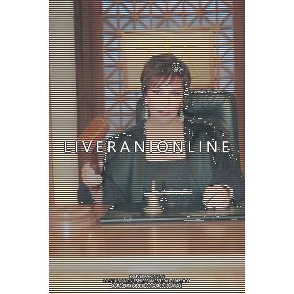 TRASMISSIONE TELEVISIVA\'FORUM\' NELLA FOTO Avvocato Maretta Scoca AG ALDO LIVERANI