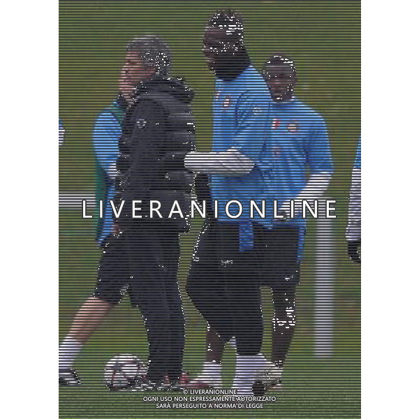 Champions League 2009/2010 Quarti di Finale Andata Milano - 30.03.2010 Allenamento e Conferenza Stampa Nella Foto:BALOTELLI MARIO /Ph.Vitez-Ag. Aldo Liverani