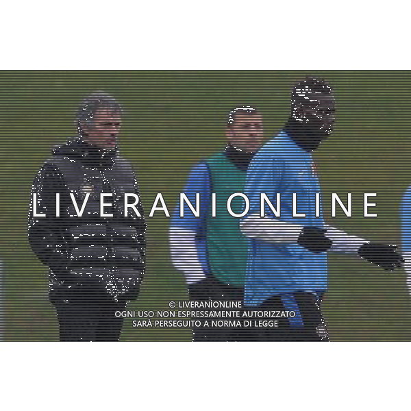 Champions League 2009/2010 Quarti di Finale Andata Milano - 30.03.2010 Allenamento e Conferenza Stampa Nella Foto:MOURINHO JOSE\'-BALOTELLI MARIO /Ph.Vitez-Ag. Aldo Liverani