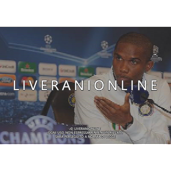 Champions League 2009/2010 Quarti di Finale Andata Milano - 30.03.2010 Allenamento e Conferenza Stampa Nella Foto:ETO\'O SAMUEL /Ph.Vitez-Ag. Aldo Liverani