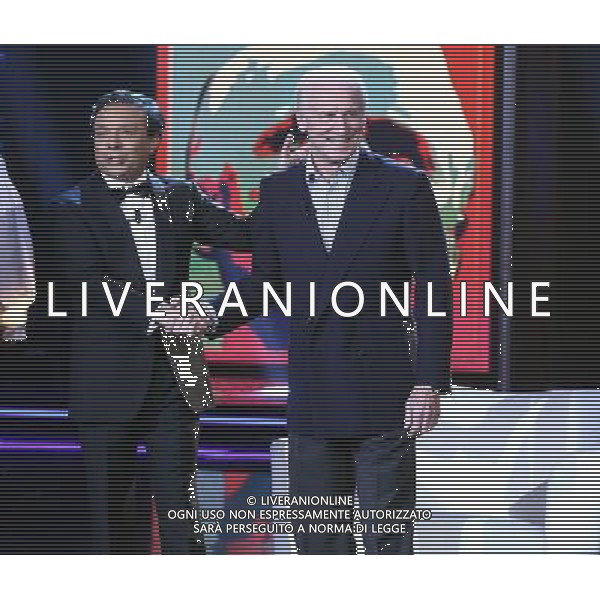 TRASMISSIONE TV: \' CHIAMBRETTI NIGHT\' nella foto: Giovanni TRAPATTONI - Piero CHIAMBRETTI foto Antonio Sorano - Ag. Aldo Liverani sas