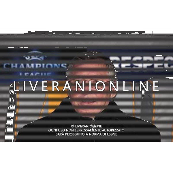 CHAMPIONS LEAUGUE BAYERN MONACO MANCHESTER UNITED QUARTI DI FINALE CALCIO Fussball, 30.03.2010, International, UEFA Champions League, Saison 2009/2010, 1/4-Finale, Hinspiel FC Bayern MŸnchen - Manchester United, 2 : 1 nella foto Sir Alex Ferguson ph.firo/AG ALDO LIVERANI SAS - only italy