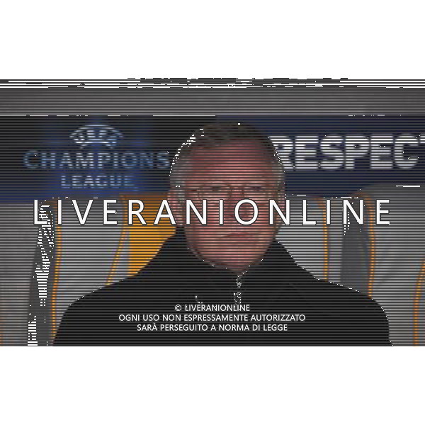 CHAMPIONS LEAUGUE BAYERN MONACO MANCHESTER UNITED QUARTI DI FINALE CALCIO Fussball, 30.03.2010, International, UEFA Champions League, Saison 2009/2010, 1/4-Finale, Hinspiel FC Bayern MŸnchen - Manchester United, 2 : 1 nella foto Sir Alex Ferguson ph.firo/AG ALDO LIVERANI SAS - only italy