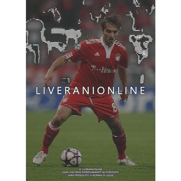 CHAMPIONS LEAUGUE BAYERN MONACO MANCHESTER UNITED QUARTI DI FINALE CALCIO Fussball, 30.03.2010, International, UEFA Champions League, Saison 2009/2010, 1/4-Finale, Hinspiel FC Bayern MŸnchen - Manchester United, 2 : 1 nella foto Hamit Altintop ph.firo/AG ALDO LIVERANI SAS - only italy