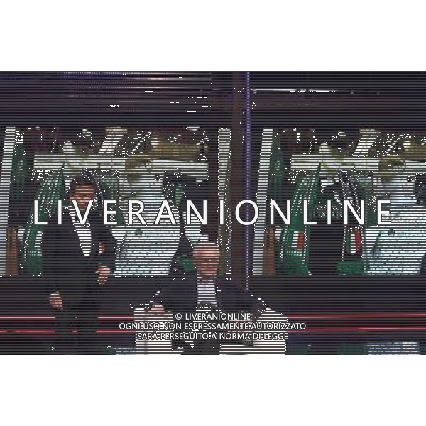 TRASMISSIONE TV: \' CHIAMBRETTI NIGHT\' nella foto: Giovanni TRAPATTONI - Piero CHIAMBRETTI © Antonio Sorano - Ag. Aldo Liverani sas