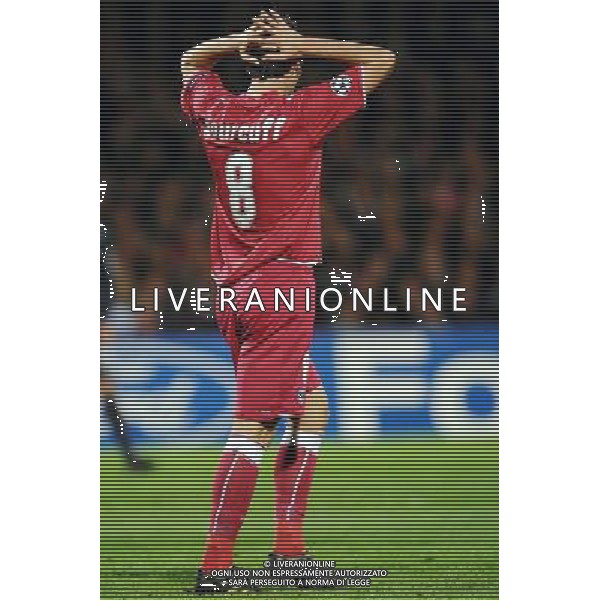 30/03/2010 1/4 finale Champions League LIONE BORDEAUX CALCIO SPORT NELLA FOTO DELUSIONE Yoann GOURCUFF PH.ICON/AG ALDO LIVERANI SAS italy only 