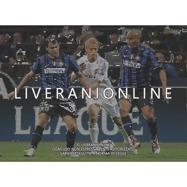 Milano 31-03-2010 Champions League 2009/2010 inter-cska mosca 1:0 nella foto keisuke honda, dejan stankovic e maicon ph marco luzzani/ag aldo liverani s.a.s. 