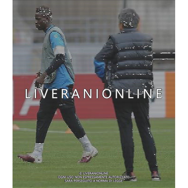 Champions League 2009/2010 Quarti di Finale Ritorno Mosca - 05.04.2010 Allenamento e Conferenza Stampa Nella Foto:MOURINHO-BALOTELLI /Ph.Vitez-Ag. Aldo Liverani