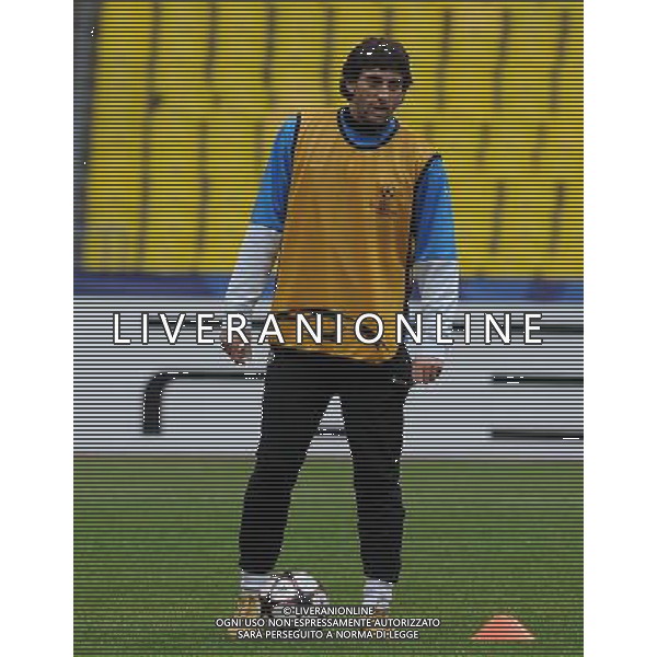 Champions League 2009/2010 Quarti di Finale Ritorno Mosca - 05.04.2010 Allenamento e Conferenza Stampa Nella Foto:MILITO DIEGO /Ph.Vitez-Ag. Aldo Liverani