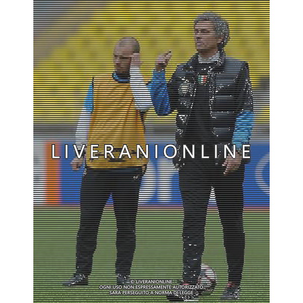 Champions League 2009/2010 Quarti di Finale Ritorno Mosca - 05.04.2010 Allenamento e Conferenza Stampa Nella Foto:MOURINHO jose-sneijder wesley /Ph.Vitez-Ag. Aldo Liverani