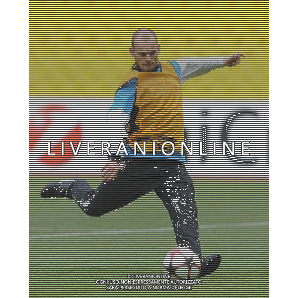 Champions League 2009/2010 Quarti di Finale Ritorno Mosca - 05.04.2010 Allenamento e Conferenza Stampa Nella Foto:sneijder wesley /Ph.Vitez-Ag. Aldo Liverani