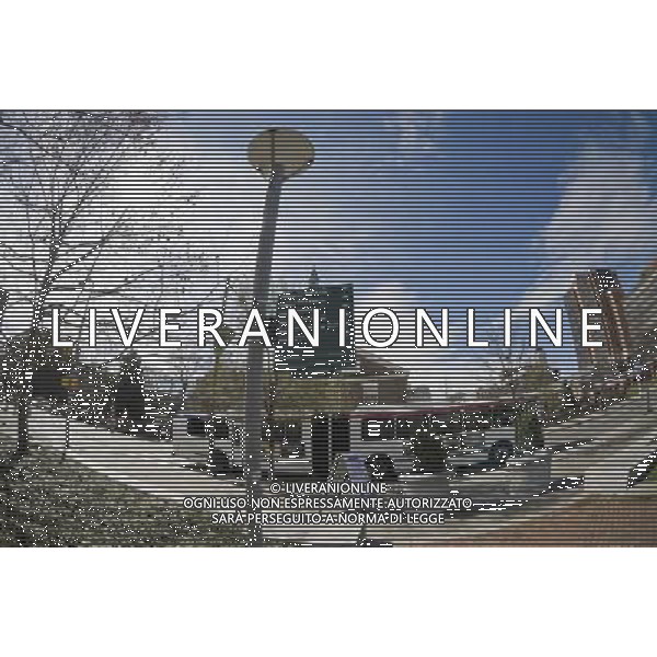 Outside the National Constitution Center at Independence National Historical Park in Philadelphia, PA on Wednesday, March 31, 2010 (© Richard B. Levine) /Agenzia Aldo Liverani Sas - ITALY ONLY -