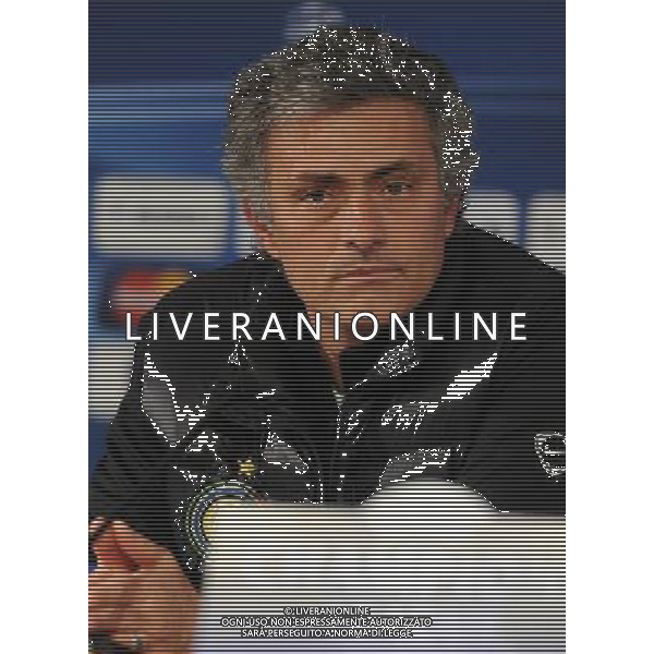 Champions League 2009/2010 Quarti di Finale Ritorno Mosca - 05.04.2010 Allenamento e Conferenza Stampa Nella Foto:MOURINHO JOSE\' /Ph.Vitez-Ag. Aldo Liverani