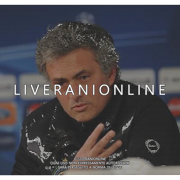 Champions League 2009/2010 Quarti di Finale Ritorno Mosca - 05.04.2010 Allenamento e Conferenza Stampa Nella Foto:MOURINHO JOSE\' /Ph.Vitez-Ag. Aldo Liverani