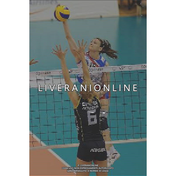 Final Four CEV Indesit Champions League Pallavolo Femminile Cannes (FRA) 4-04-2010 Foppapedretti Bergamo (ITA) - FenerbahceAcibadem Istanbul (TUR) finale per il 1° posto nella foto: Antonella Del Core (Foppapedretti Bergamo) foto Garavaglia - ag. Aldo Liverani sas