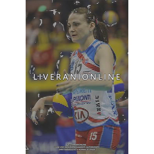 Final Four CEV Indesit Champions League Pallavolo Femminile Cannes (FRA) 4-04-2010 Foppapedretti Bergamo (ITA) - FenerbahceAcibadem Istanbul (TUR) finale per il 1° posto nella foto: Antonella Del Core (Foppapedretti Bergamo) foto Garavaglia - ag. Aldo Liverani sas